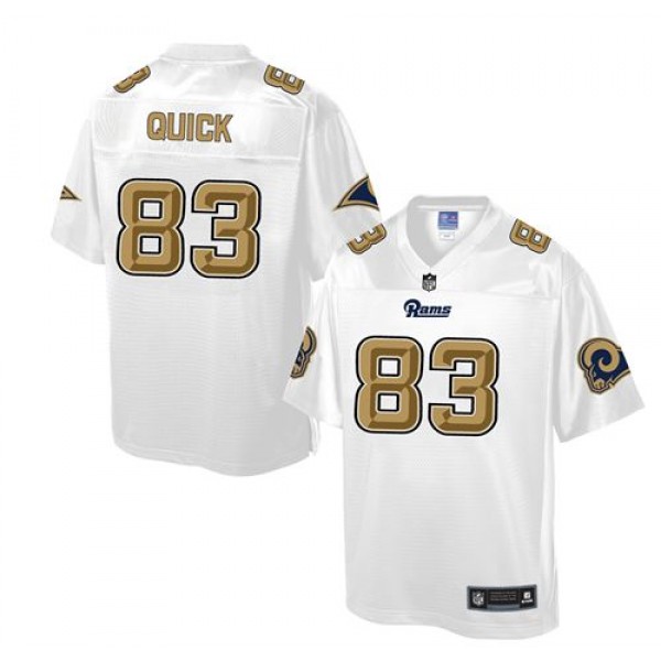 Rams #83 Brian Quick White Pro Line Fashion Game Nike Jersey