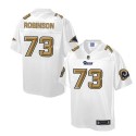Rams #73 Greg Robinson White Pro Line Fashion Game Nike Jersey