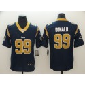 Rams #99 Aaron Donald Navy Vapor Untouchable Limited Stitched Jersey