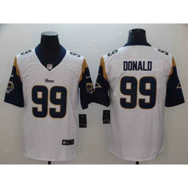 Rams #99 Aaron Donald White Vapor Untouchable Limited Stitched Jersey