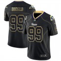 Rams #99 Aaron Donald 2018 Lights Out Black Color Rush Limited Stitched Jersey