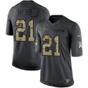 Ravens #21 Lardarius Webb Black Stitched Limited 2016 Salute To Service Nike Jersey