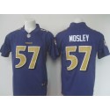 Ravens #57 C.J. Mosley Purple Rush Stitched Nike Jersey