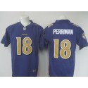 Ravens #18 Breshad Perriman Purple Limited Rush Nike Jersey