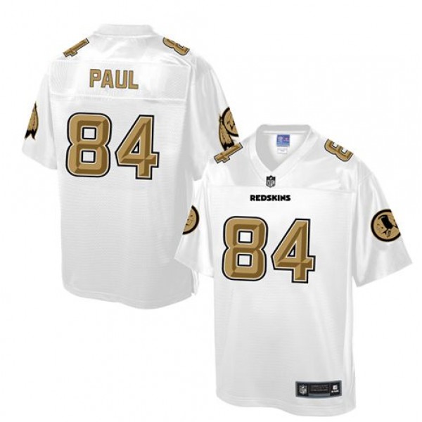 Redskins #84 Niles Paul White Pro Line Fashion Game Nike Jersey