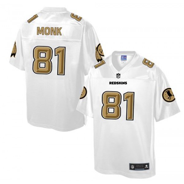 Redskins #81 Art Monk White Pro Line Fashion Game Nike Jersey