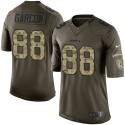 Redskins #88 Pierre Garcon Green Stitched Limited Salute To Service Nike Jersey