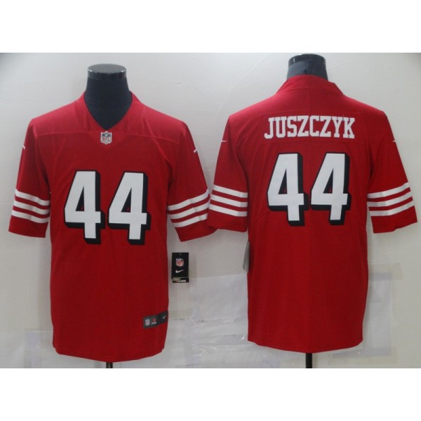 San Francisco 49ers #44 Kyle Juszczyk Red Vapor Untouchable Limited Stitched Jersey