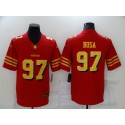 San Francisco 49ers #97 Nick Bosa Red Gold Vapor Untouchable Limited Stitched Jersey