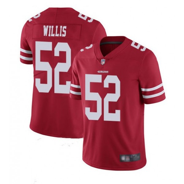 San Francisco 49ers #52 Patrick Willis Red Vapor Untouchable Limited Stitched Jersey