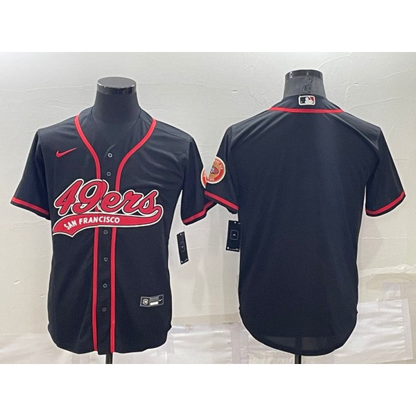 San Francisco 49ers Blank Black Stitched Jersey