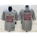 San Francisco 49ers #85 George Kittle Gray Atmosphere Fashion Stitched Jersey