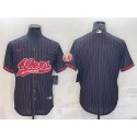 San Francisco 49ers Blank Black With Patch Cool Base Stitched Baseball Jersey