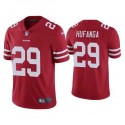 San Francisco 49ers #29 Talanoa Hufanga Red Vapor Untouchable Stitched Football Jersey
