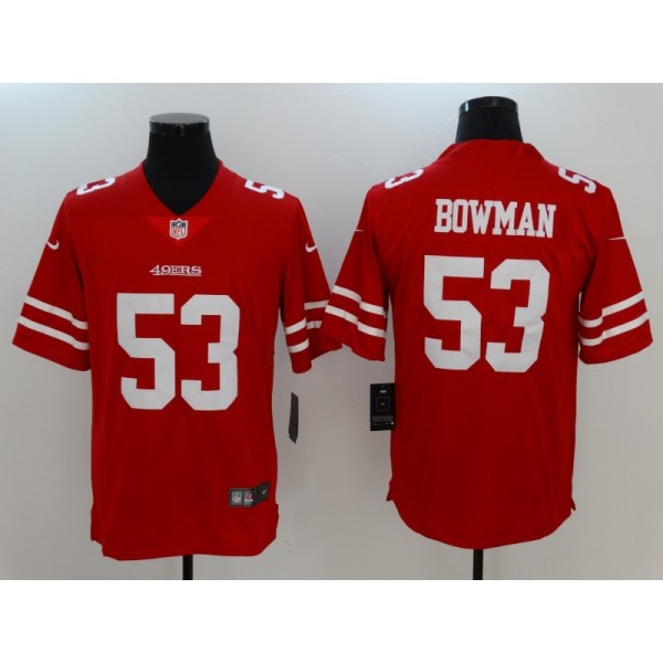 San Francisco 49ers #53 NaVorro Bowman Nike Scarlet Vapor Untouchable Limited Stitched Jersey