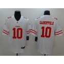 San Francisco 49ers #10 Jimmy Garoppolo White Vapor Untouchable Limited Stitched Nike Jersey