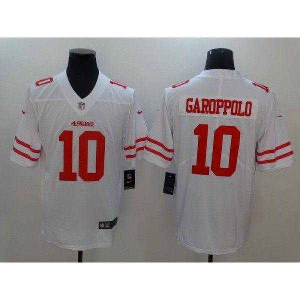 San Francisco 49ers #10 Jimmy Garoppolo White Vapor Untouchable Limited Stitched Nike Jersey