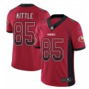San Francisco 49ers #85 George Kittle Red Drift Fashion Color Rush Limited Stitched Jersey