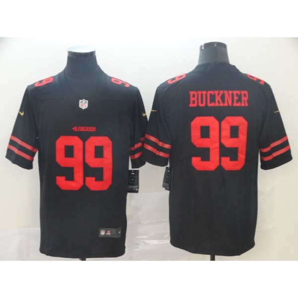 San Francisco 49ers #99 DeForest Buckner Black Vapor Untouchable Limited Stitched Jersey