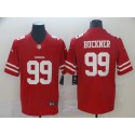 San Francisco 49ers #99 DeForest Buckner Red Vapor Untouchable Limited Stitched Jersey