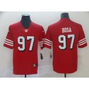 San Francisco 49ers #97 Nick Bosa New Red Color Rush Limited Stitched Jersey