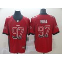 San Francisco 49ers #97 Nick Bosa Red Drift Fashion Color Rush Limited Stitched Jersey