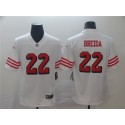 San Francisco 49ers #22 Matt Breida White Color Rush Limited Stitched Jersey