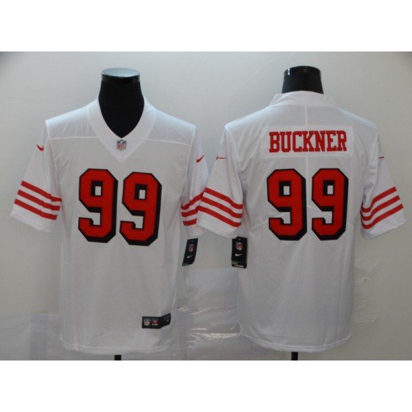 San Francisco 49ers #99 DeForest Buckner White Color Rush Limited Stitched Jersey