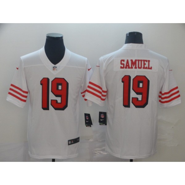 San Francisco 49ers #19 Deebo Samuel White Color Rush Limited Stitched Jersey