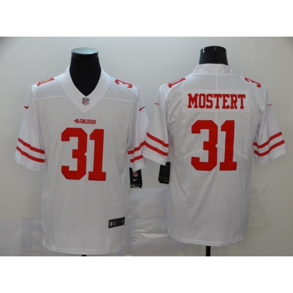 San Francisco 49ers #31 Raheem Mostert White Vapor Untouchable Limited Stitched Jersey