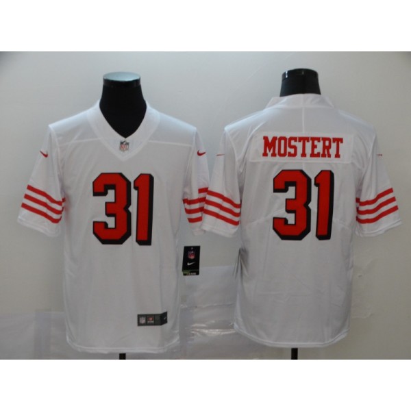 San Francisco 49ers #31 Raheem Mostert New White Vapor Untouchable Limited Stitched Jersey