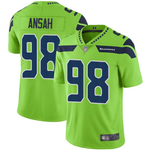 Seahawks #98 Ezekiel Ansah Greem Vapor Untouchable Limited Stitched Jersey
