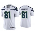 Seattle Seahawks #81 Gerald Everett White Vapor Untouchable Limited Stitched Jersey