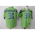 Seattle Seahawks #31 Kam Chancellor Steel Green Stitched Vapor Untouchable Limited Nike Jersey