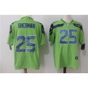Seattle Seahawks #25 Richard Sherman Green Stitched Vapor Untouchable Limited Nike Jersey