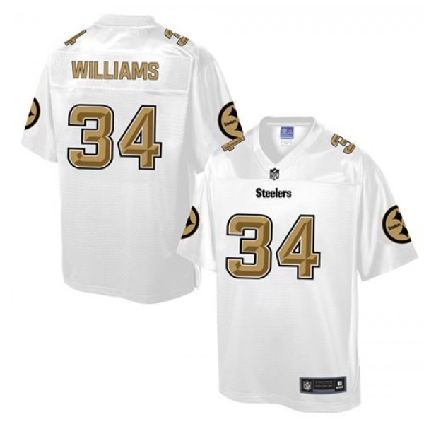Steelers #34 DeAngelo Williams White Pro Line Fashion Game Nike Jersey