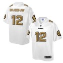 Steelers #12 Terry Bradshaw White Pro Line Fashion Game Nike Jersey
