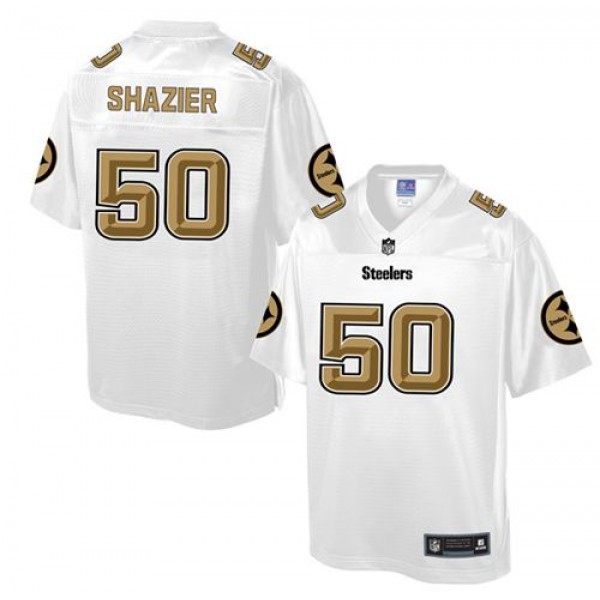 Steelers #50 Ryan Shazier White Pro Line Fashion Game Nike Jersey