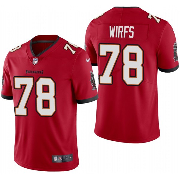 Tampa Bay Buccaneers #78 Tristan Wirfs 2020 Red Vapor Untouchable Limited Stitched Jersey