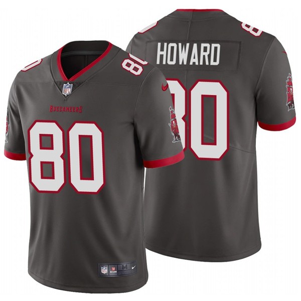 Tampa Bay Buccaneers #80 O.J. Howard 2020 Grey Vapor Untouchable Limited Stitched Jersey