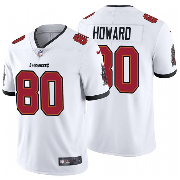Tampa Bay Buccaneers #80 O.J. Howard 2020 White Vapor Untouchable Limited Stitched Jersey