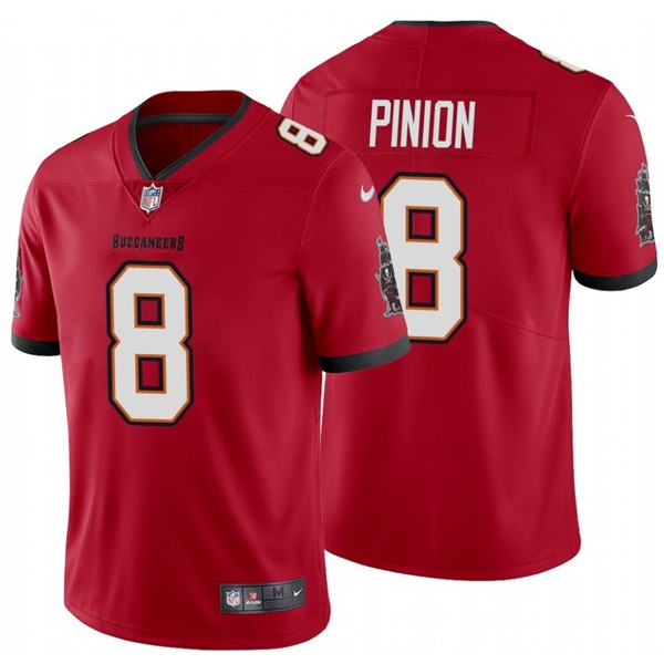 Tampa Bay Buccaneers #8 Bradley Pinion 2020 Red Vapor Untouchable Limited Stitched Jersey