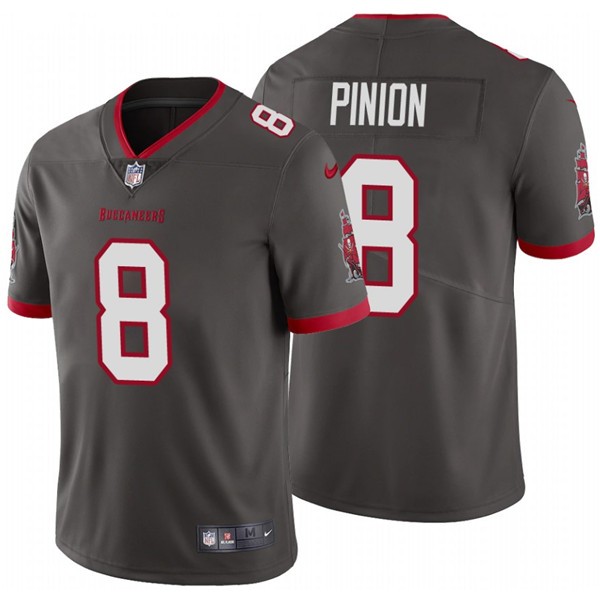 Tampa Bay Buccaneers #8 Bradley Pinion 2020 Grey Vapor Untouchable Limited Stitched Jersey