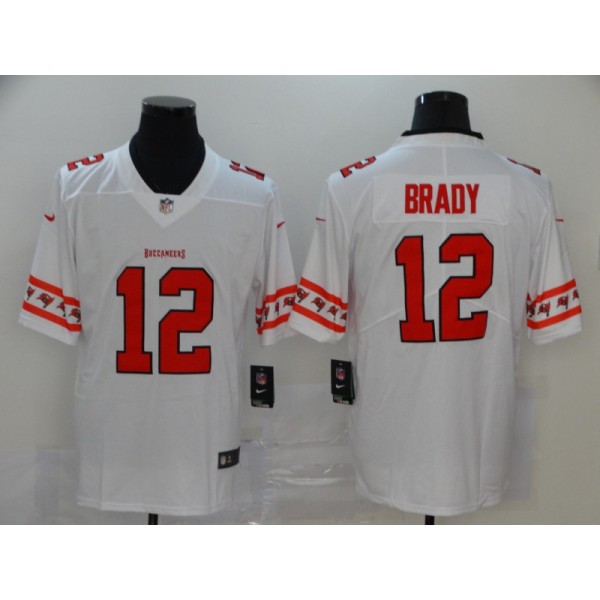 Tampa Bay Buccaneers #12 Tom Brady 2020 White Vapor Untouchable Limited Stitched Jersey