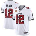 Tampa Bay Buccaneers #12 Tom Brady New White With C Patch Vapor Untouchable Limited Stitched Jersey