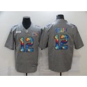 Tampa Bay Buccaneers #12 Tom Brady 2020 Grey Crucial Catch Limited Stitched Jersey