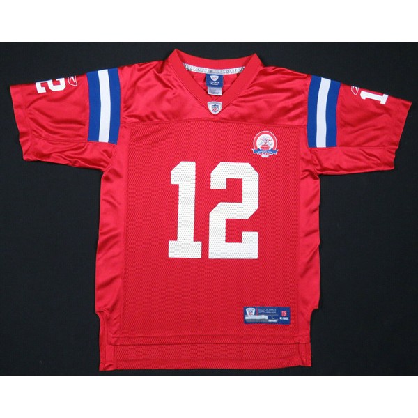 Tampa Bay Buccaneers #12 Tom Brady Red Stitched Jersey