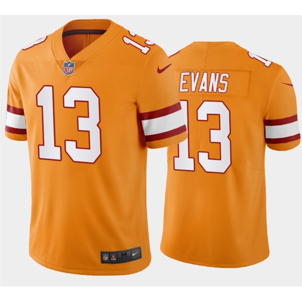 Tampa Bay Buccaneers #13 Mike Evans Orange Vapor Untouchable Limited Stitched Jersey