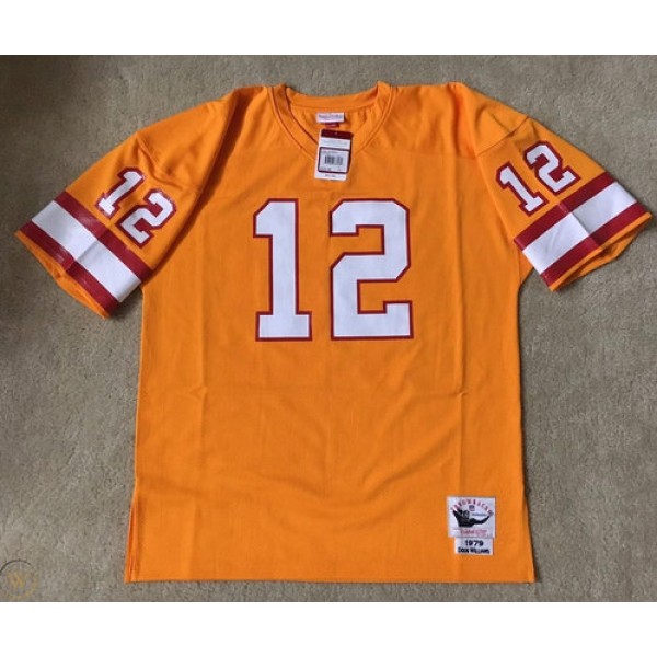 Tampa Bay Buccaneers #12 Doug Williams Orange Stitched Jersey