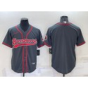 Tampa Bay Buccaneers Blank Charcoal Cool Base Stitched Baseball Jersey
